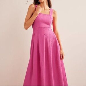 Boden Vibrant Pink Maxi Dress